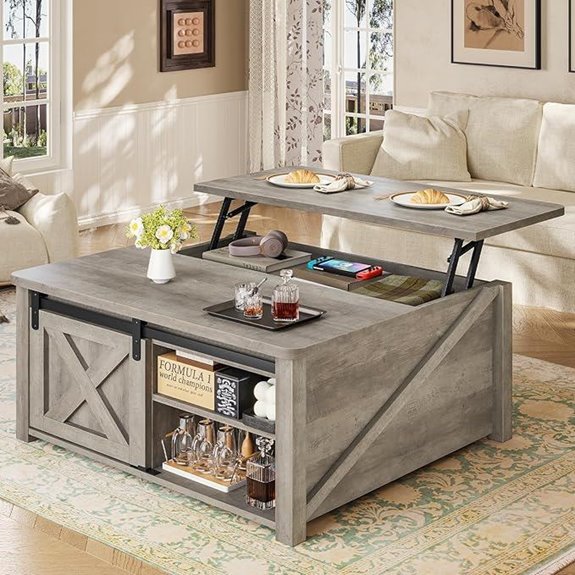 Sedeta 31.5 Lift Top Coffee Table with Storage