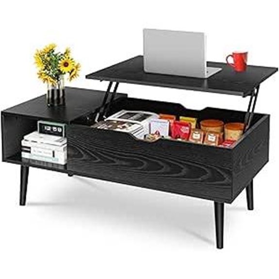 OLIXIS Lift Top Coffee Table with Storage