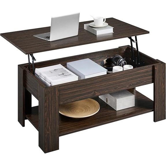 Yaheetech Lift Top Coffee Table with Storage