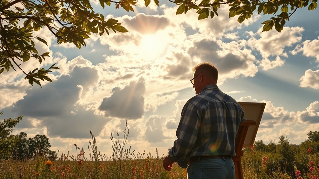 light shifts throughout day
