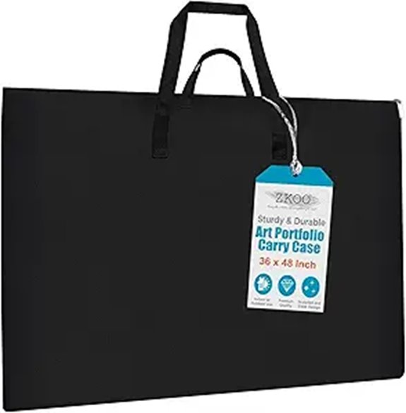 ZKOO Lightweight Art Portfolio Bag 36x48 Black