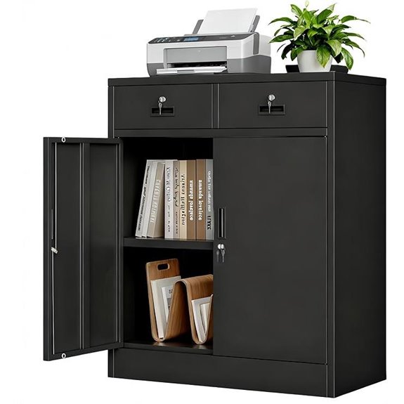 BESFUR Metal Storage Cabinet with Locking Drawers