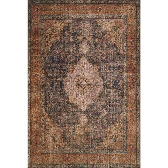 Loloi Loren Collection LQ-02 Plum/Multi 5'-0 x 7'-6 Area Rug