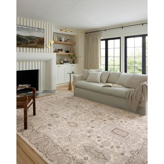 Loloi Teagan Ivory/Sand Area Rug 7'-11 x 10'-6