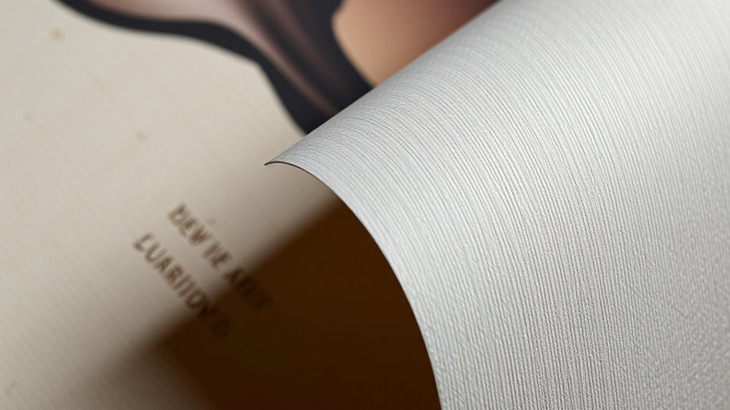 luxurious thick heavyweight paper