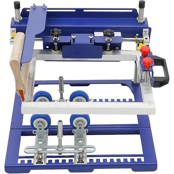 Manual Cylinder Screen Printing Machine with Brackets