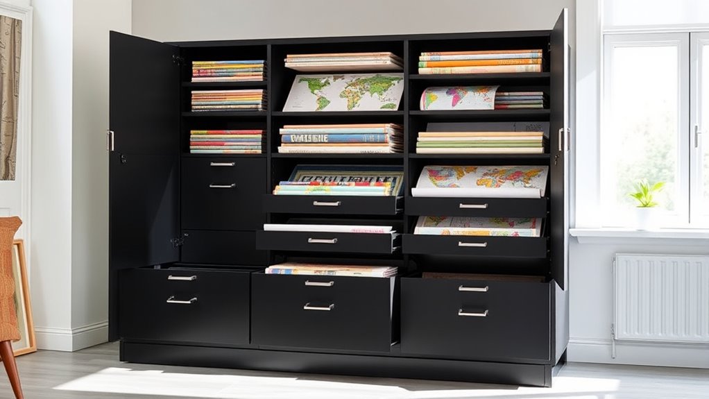 map cabinet selection criteria