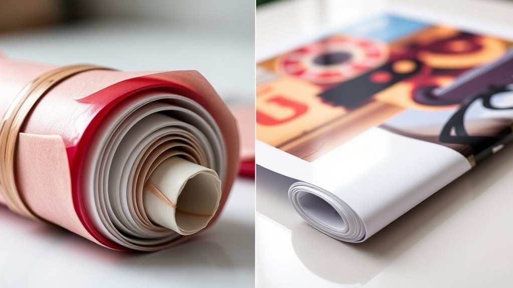match print size and material
