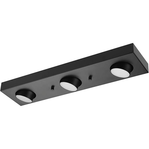 GLOBE 3-Light LED Track Lighting Matte Black