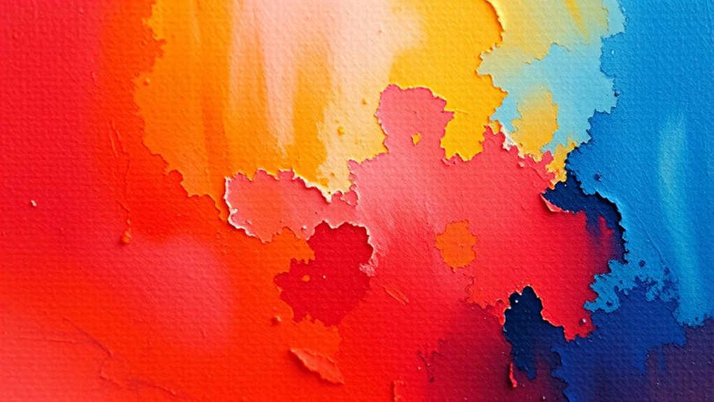 matte luminous pigment interaction