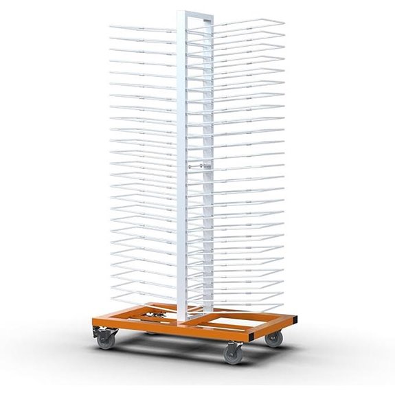 GARVIN 50 Shelves Paint Drying Rack with Casters