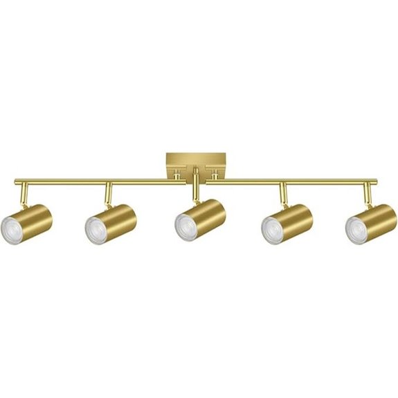 BoostArea 5-Light Modern Ceiling Track Lighting Kit