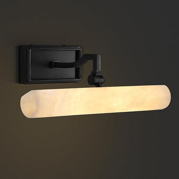 Alabaster 12in Modern LED Bathroom Vanity Light