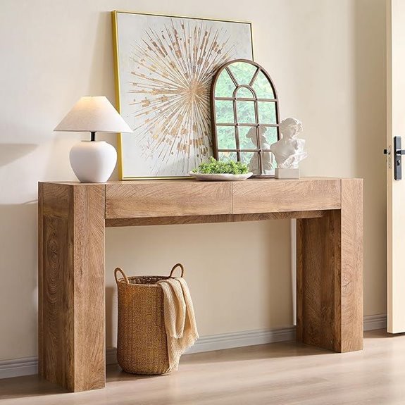 OKD Modern Entryway Console Table with Drawers