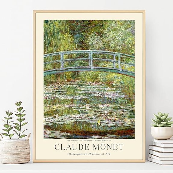 Claude Monet Museum Poster - Wall Art Vintage Decor