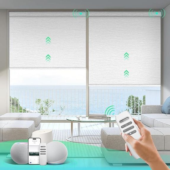 Motorized Smart Blackout Blinds with Remote