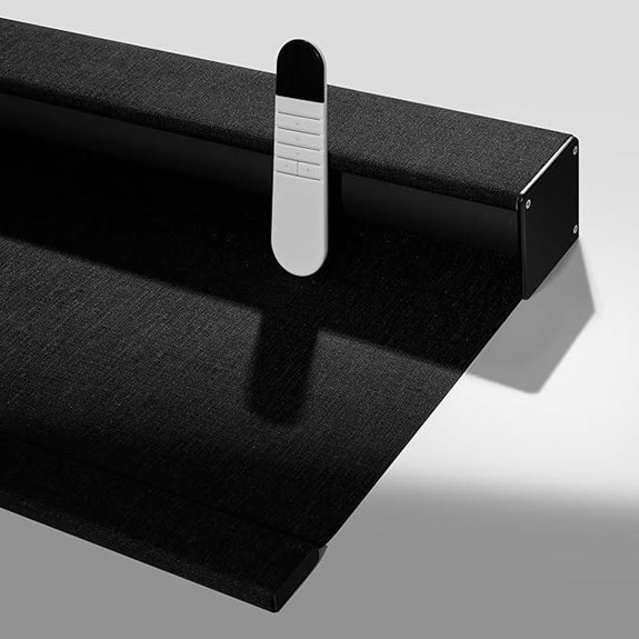 Boolegon Motorized Blackout Roller Blinds with Remote