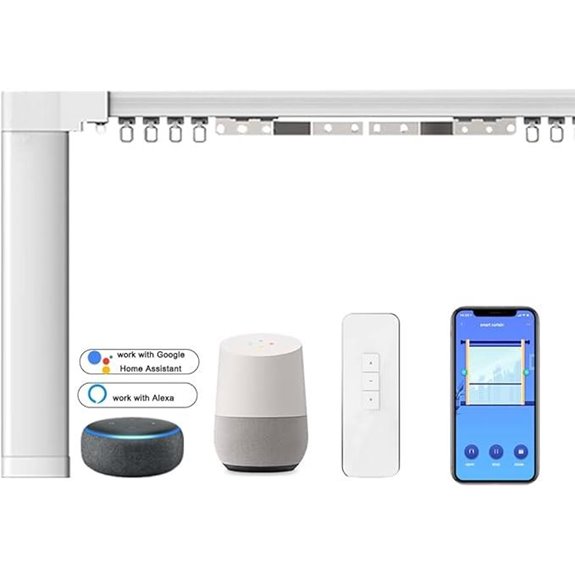 Smart Motorized Curtain System with Remote Control