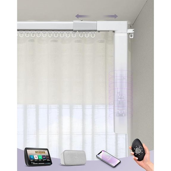 Graywind Motorized Retractable Curtain Track System