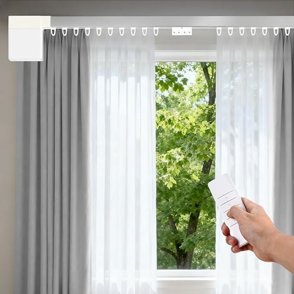 Umimile Motorized Curtain Track with App & Voice Control