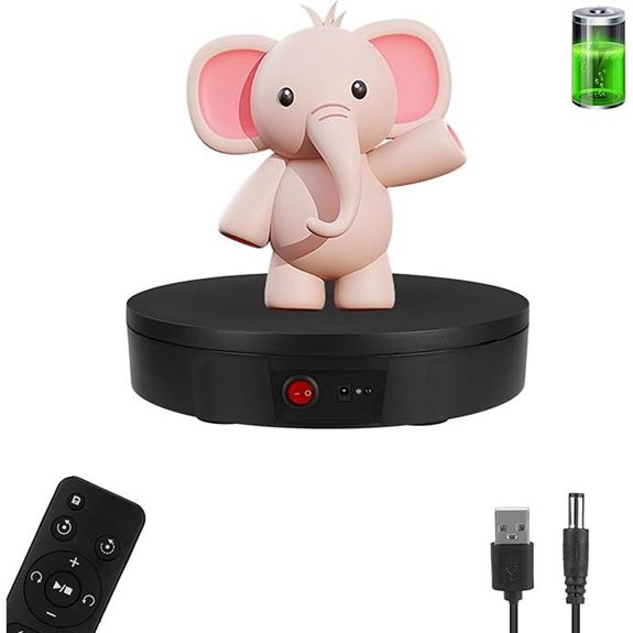 Motorized Rotating Display Stand with Remote Control