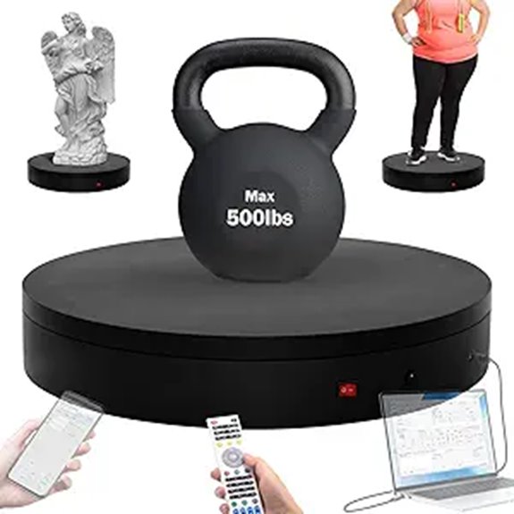 Motorized Electric Turntable for Photography and 3D Scanning