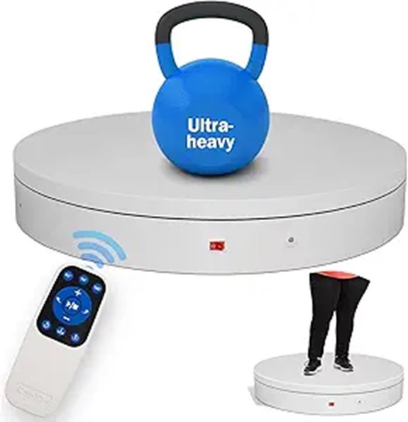 Motorized Large Remote Turntable for Photography and Display