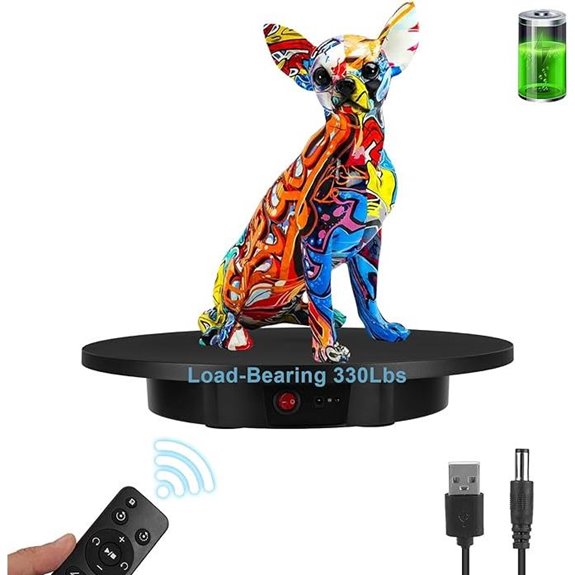 Motorized Rotating Display Stand with Remote Control