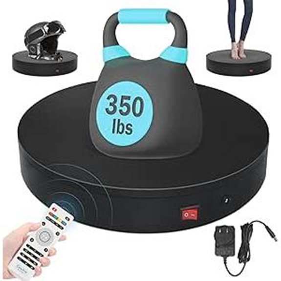 Motorized Rotating Display Turntable for Photography and Exhibitions