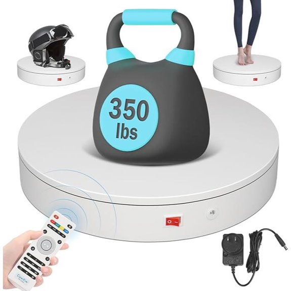 Motorized 12.6In/32cm Rotating Display Turntable