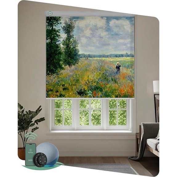 Yoolax Motorized Smart Roller Shades with Remote