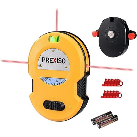 PREXISO Multi-Surface Laser Level with Wall Mount
