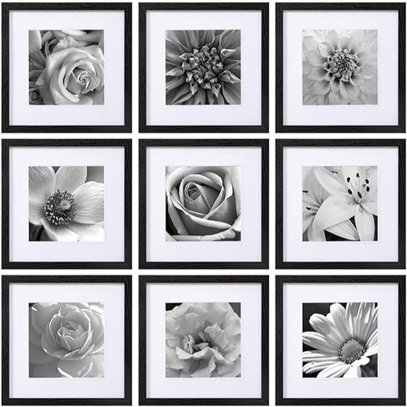 eletecpro 12x12 Picture Frame Set of 9