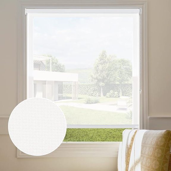 Persilux Solar Window Shades 35x72 Off White