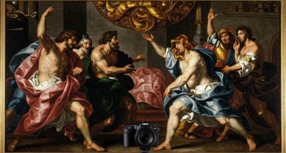 old paintings resemble movie scenes