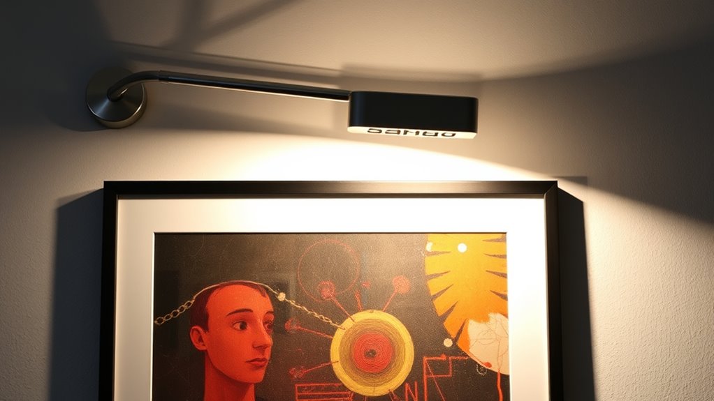 optimal light placement distance