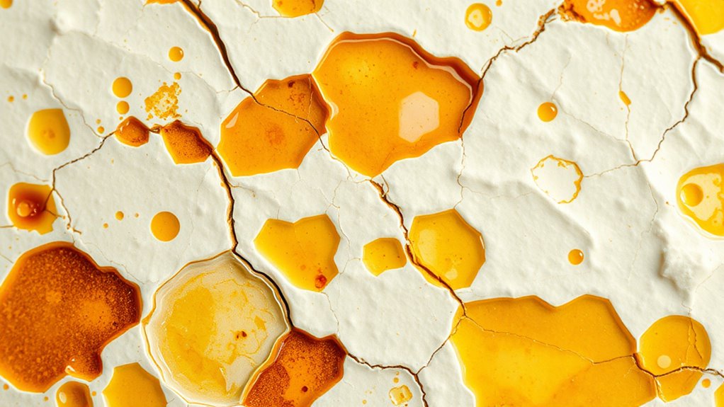 oxidation alters binder color