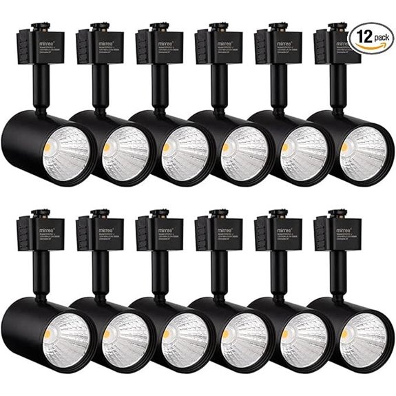 Mirrea LED Track Lighting Heads (Pack of 12)