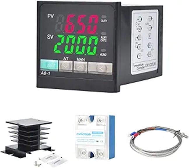 PID Temperature Controller Kit with Solid State Relay