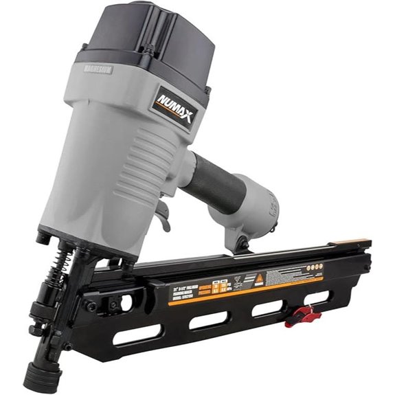 NuMax SFR2190 Pneumatic 21 Degree 3-1/2 Framing Nailer