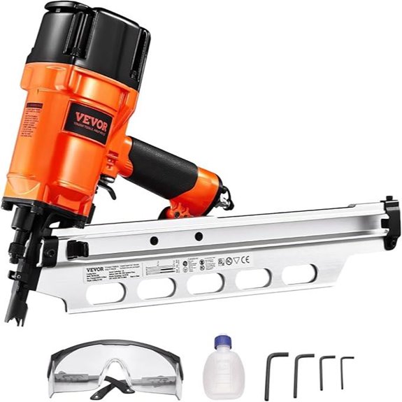 VEVOR Pneumatic Framing Nailer with Dual Trigger