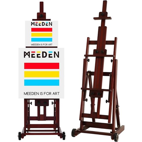 MEEDEN Multi-Function Artist Floor Easel with Wheels