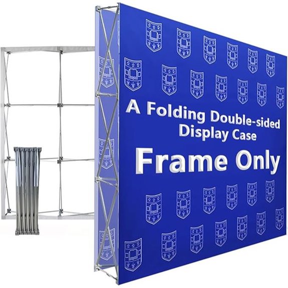 Portable Collapsible Trade Show Display Backdrop Stand