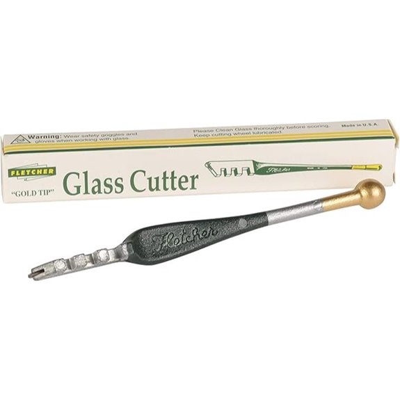 Fletcher Gold-Tip Handheld Glass Cutter
