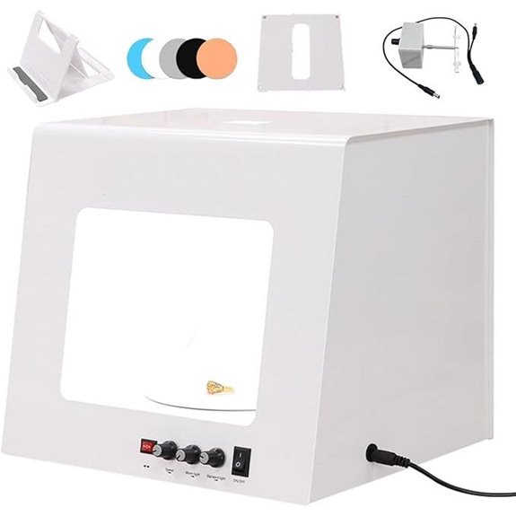 Electric Rotatable Photography Kit with LED Lights