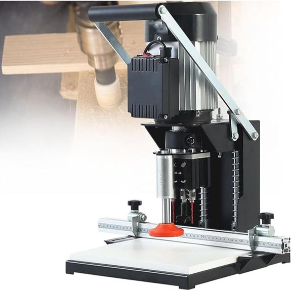 Portable Pneumatic Hinge Drilling Machine for Woodwork