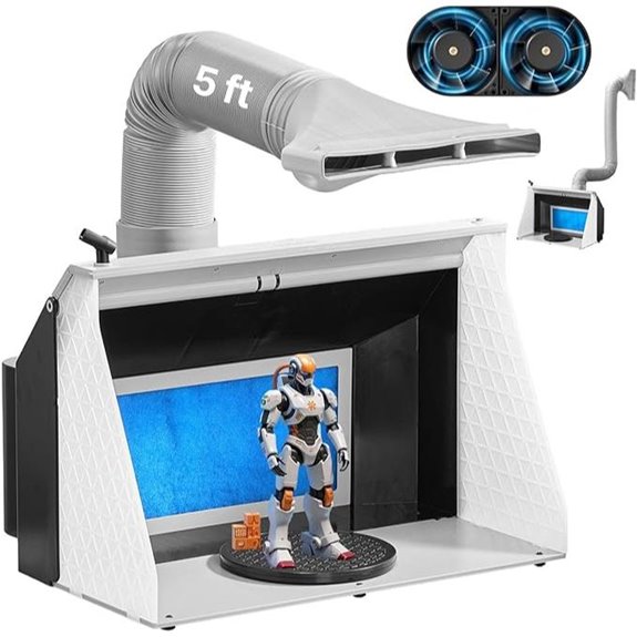 VEVOR Portable Airbrush Spray Booth with Lights