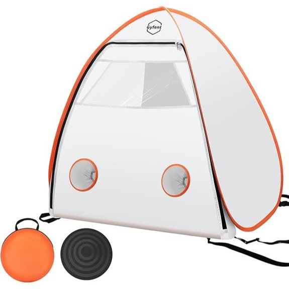 Gyfent Portable Spray Paint Tent with Turntable