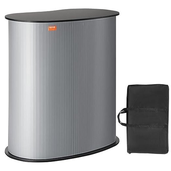 VEVOR Portable Trade Show Podium with Carrying Bag
