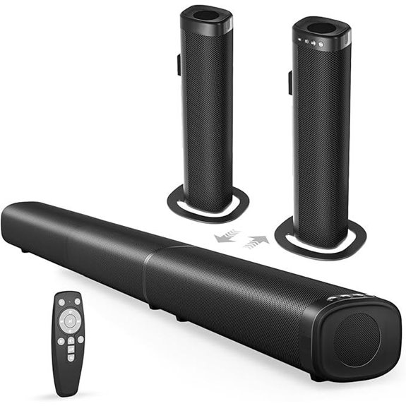 100W Bluetooth Sound Bar with Surround Sound